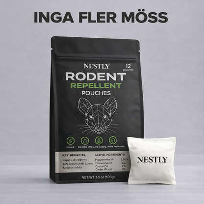Rodent Guard - Placera dessa påsar överallt där möss gömmer sig och se dem försvinna, för gott